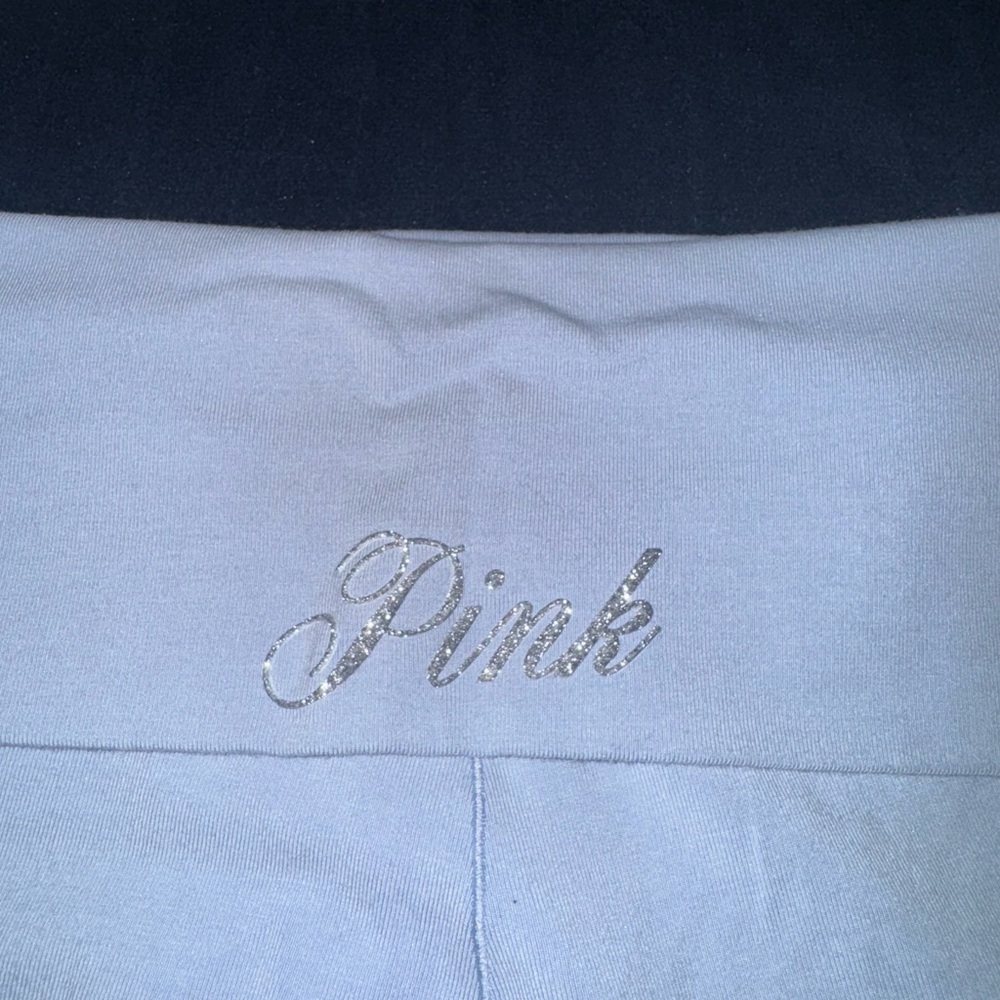PINK Victoria's Secret Blue Bling Flares